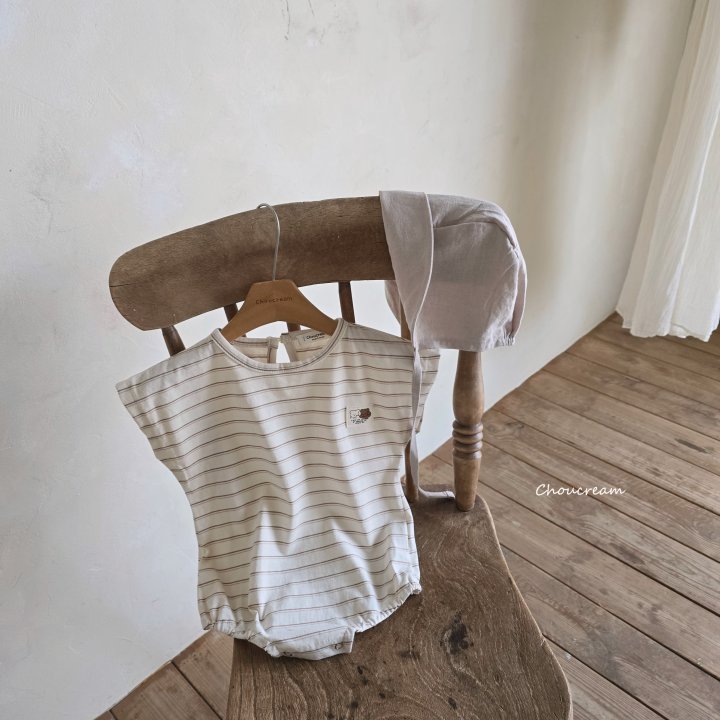 Choucream - Korean Baby Fashion - #babylifestyle - Striped Suit - 8