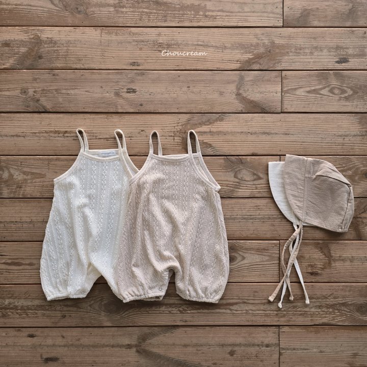 Choucream - Korean Baby Fashion - #babylifestyle - Rope Knit Suit - 4
