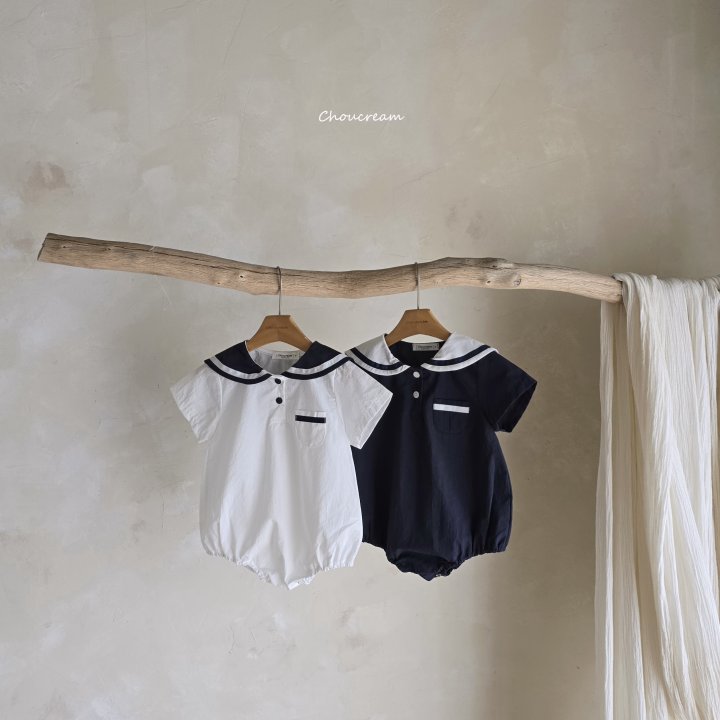 Choucream - Korean Baby Fashion - #babyoninstagram - Sailor Collar Suit