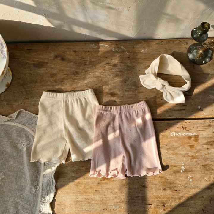 Choucream - Korean Baby Fashion - #babyootd - Eyelet Leggings - 12