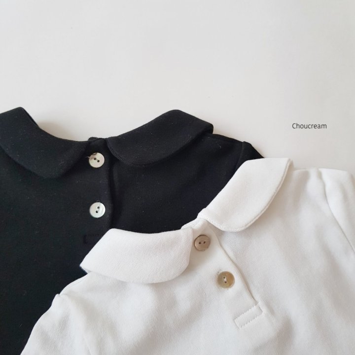 Choucream - Korean Baby Fashion - #babyootd - Bebe Collar Tee (Summer) - 11