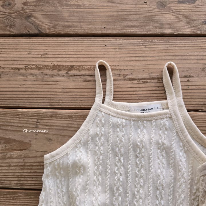 Choucream - Korean Baby Fashion - #babyootd - Rope Knit Suit - 5