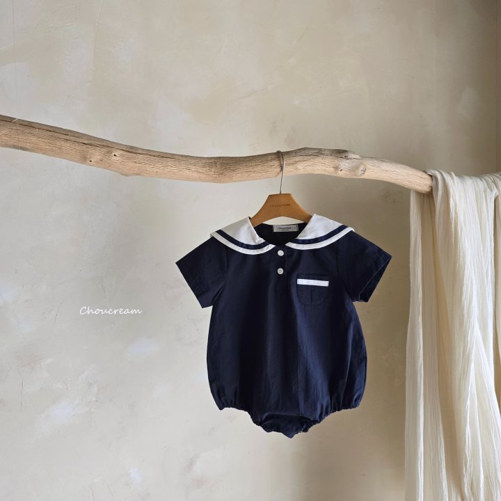 Choucream - Korean Baby Fashion - #babyootd - Sailor Collar Suit - 2