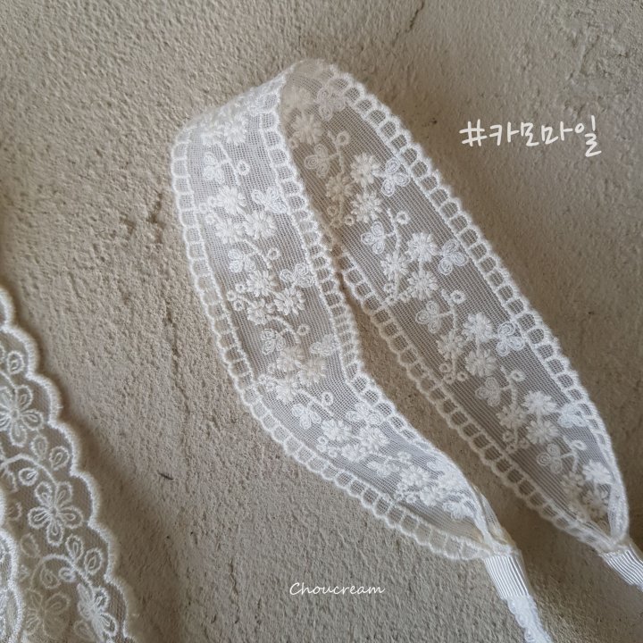 Choucream - Korean Baby Fashion - #babyootd - Lace Headband - 4