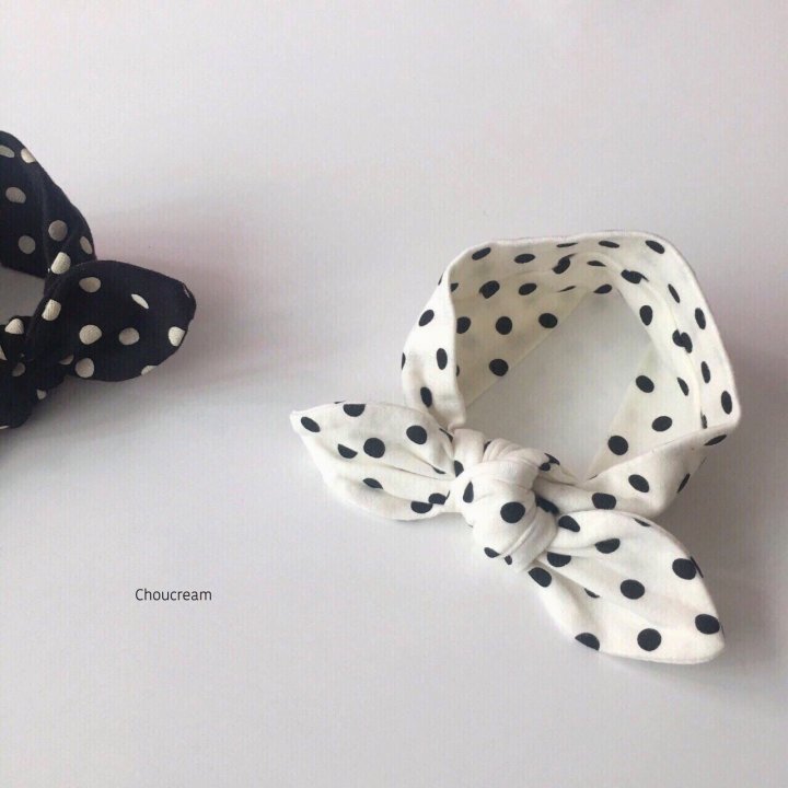 Choucream - Korean Baby Fashion - #babyoutfit - Dot Headband - 4