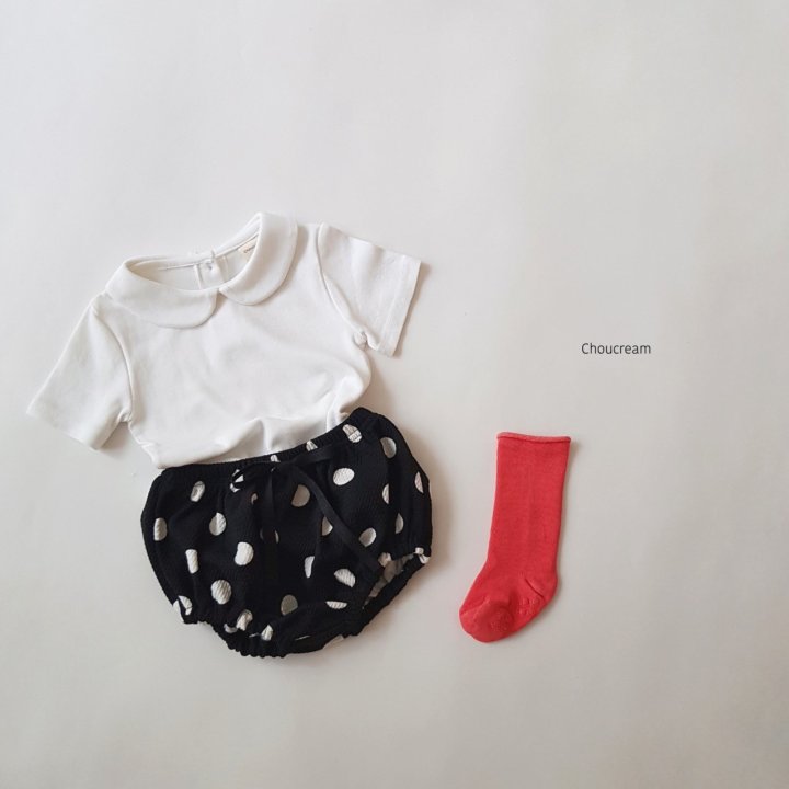 Choucream - Korean Baby Fashion - #babyoutfit - Bebe Collar Tee (Summer) - 12
