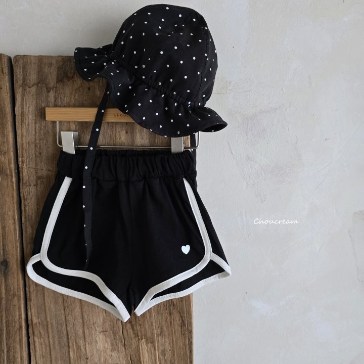 Choucream - Korean Baby Fashion - #babyoutfit - Heart Sleeveless Top Bottom Set - 9