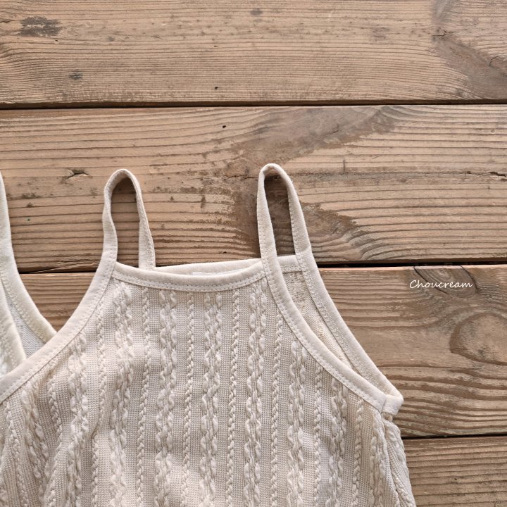 Choucream - Korean Baby Fashion - #babyoutfit - Rope Knit Suit - 6