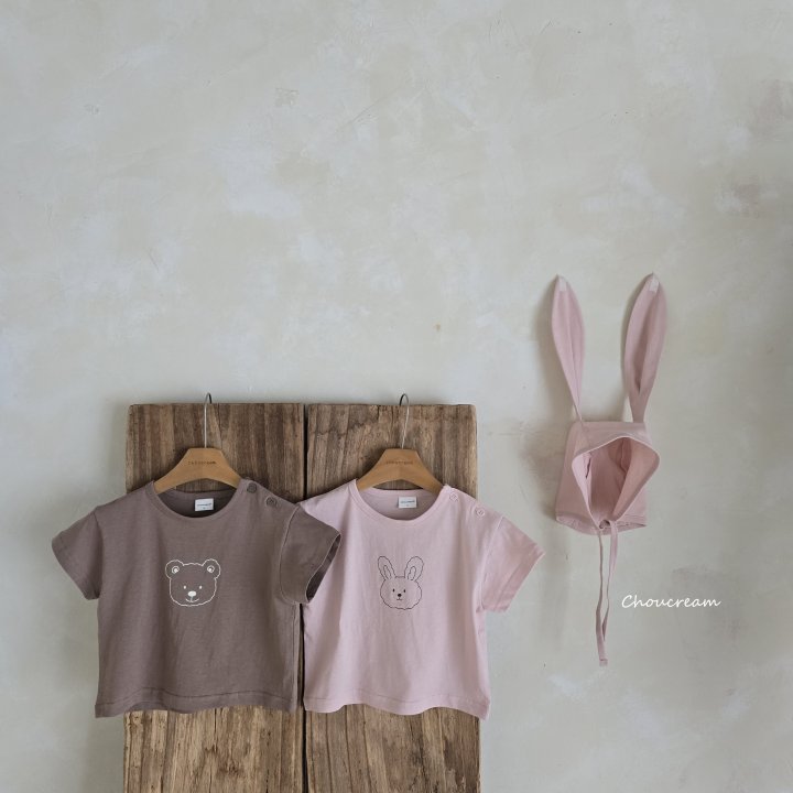 Choucream - Korean Baby Fashion - #babyoutfit - Animal Tee