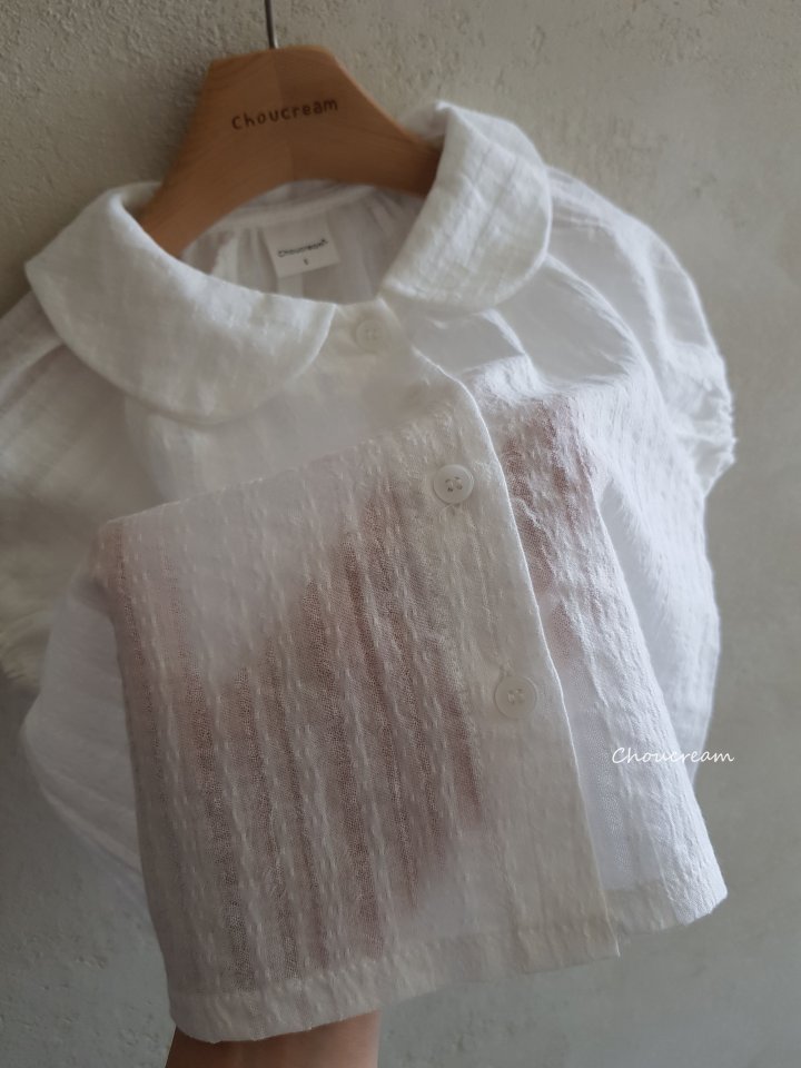 Choucream - Korean Baby Fashion - #babyoutfit - Round Collar Blouse (Summer) - 8