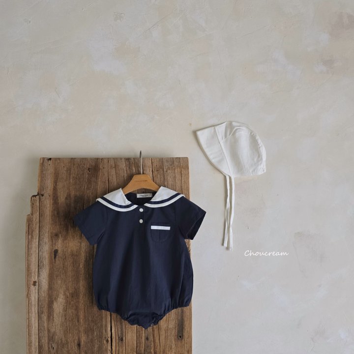 Choucream - Korean Baby Fashion - #babyoutfit - Sailor Collar Suit - 4