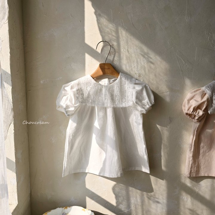 Choucream - Korean Baby Fashion - #babywear - Lace Collar Dress - 2