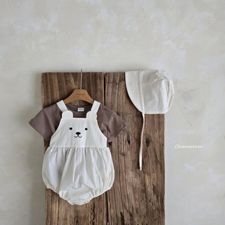 Choucream - Korean Baby Fashion - #babywear - Baby Bear Overall Suit (Summer) - 11