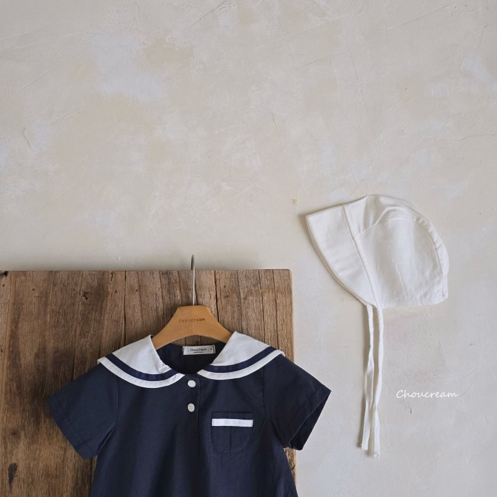 Choucream - Korean Baby Fashion - #babywear - Sailor Collar Suit - 5
