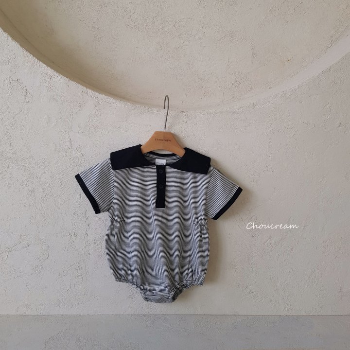Choucream - Korean Baby Fashion - #onlinebabyboutique - Striped Sailor Suit - 10