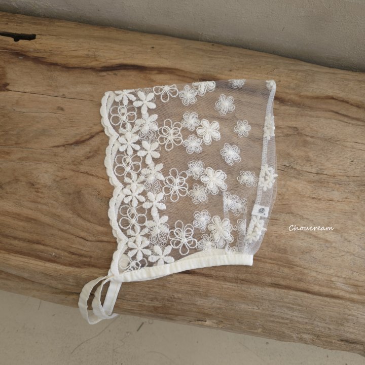 Choucream - Korean Baby Fashion - #onlinebabyboutique - Lace Bonnet - 8