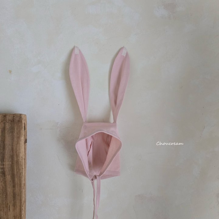 Choucream - Korean Baby Fashion - #onlinebabyboutique - Pink Bunny Hat