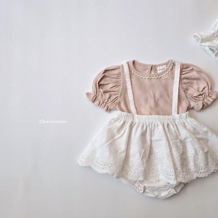 Choucream - Korean Baby Fashion - #onlinebabyboutique - Lace Skirt Bloomer - 11