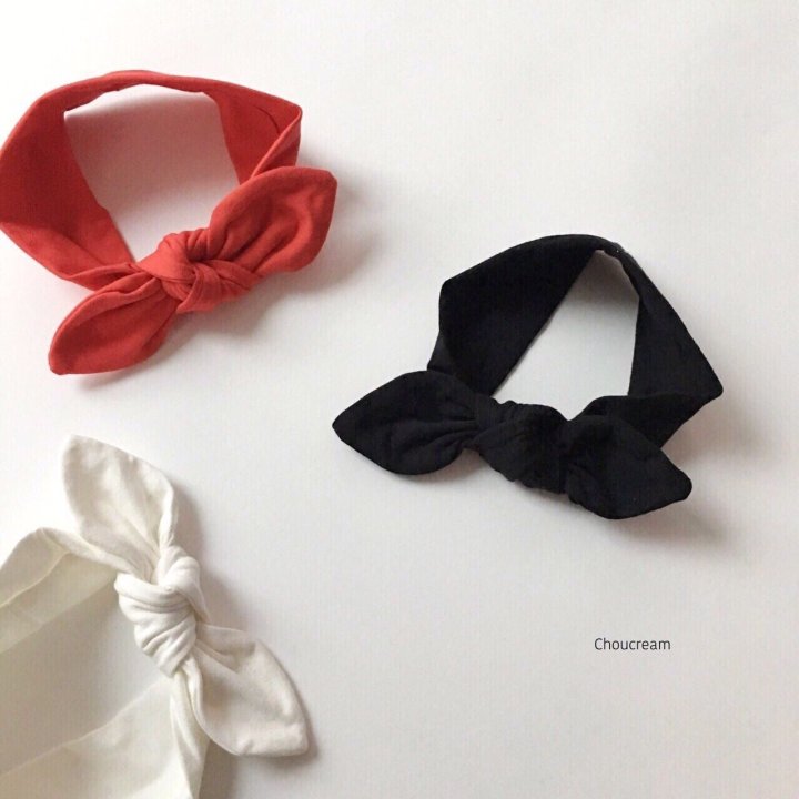 Choucream - Korean Baby Fashion - #onlinebabyshop - Plain Ribbon Headband - 6