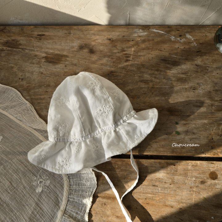 Choucream - Korean Baby Fashion - #onlinebabyshop - Lace Bucket Hat - 7