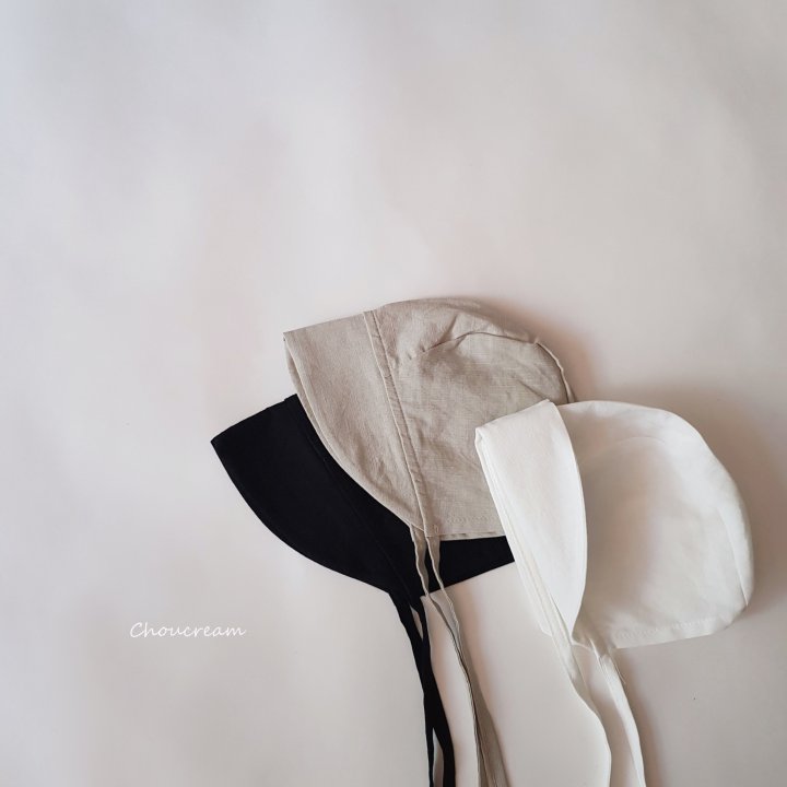 Choucream - Korean Baby Fashion - #onlinebabyshop - Linen Bonnet