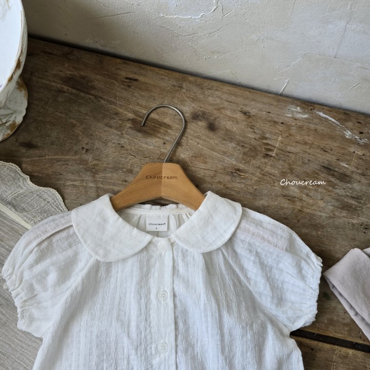 Choucream - Korean Baby Fashion - #onlinebabyshop - Round Collar Blouse (Summer) - 11