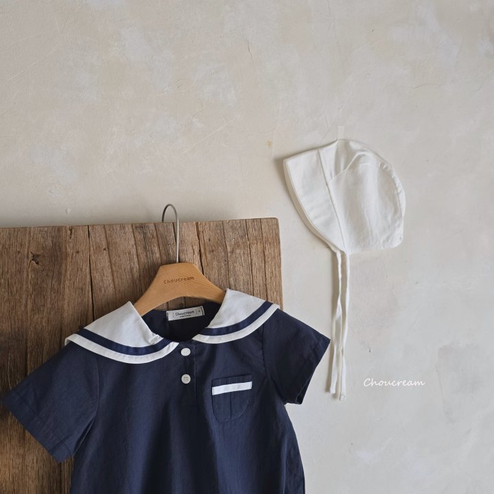 Choucream - Korean Baby Fashion - #onlinebabyshop - Sailor Collar Suit - 7
