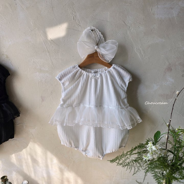 Choucream - Korean Baby Fashion - #onlinebabyshop - Ore Lace Suit - 3