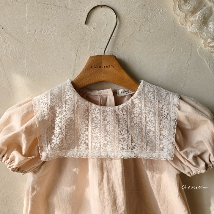 Choucream - Korean Baby Fashion - #smilingbaby - Lace Collar Dress - 5