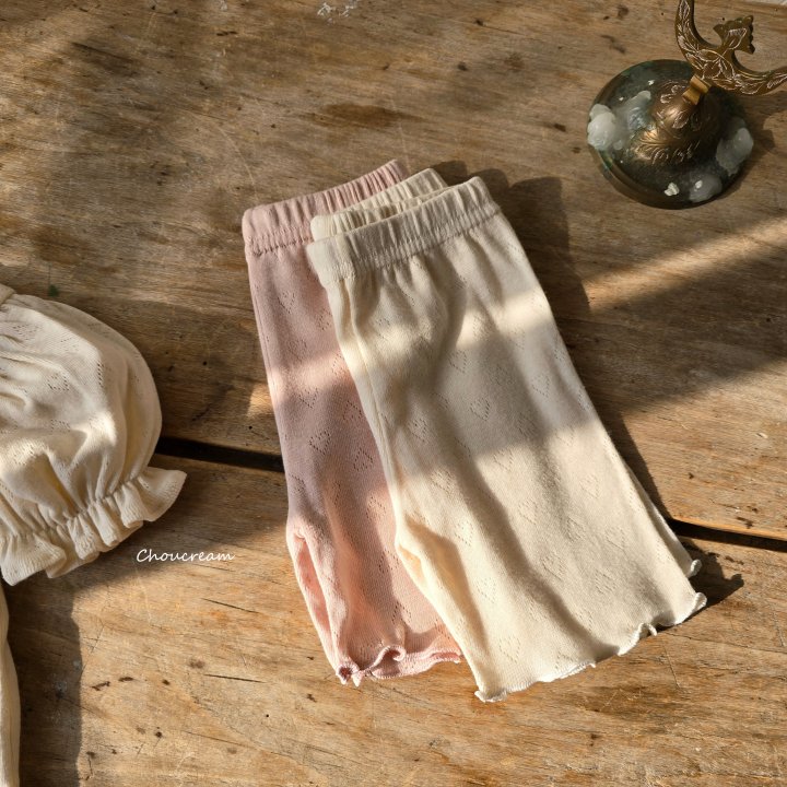 Choucream - Korean Baby Fashion - #smilingbaby - Eyelet Leggings - 3