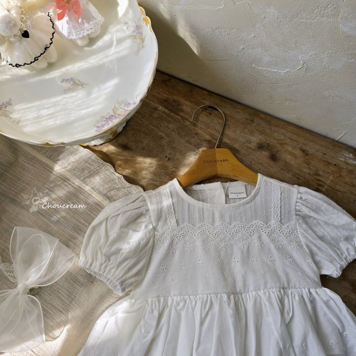 Choucream - Korean Baby Fashion - #smilingbaby - Lace Bustier Suit - 11