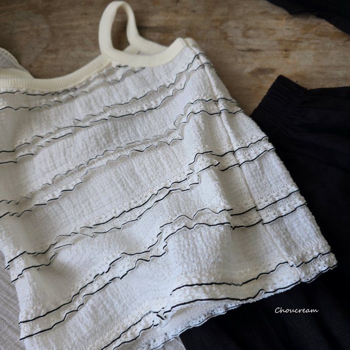 Choucream - Korean Baby Fashion - #smilingbaby - Tiered Strap Sleeveless Tee - 9