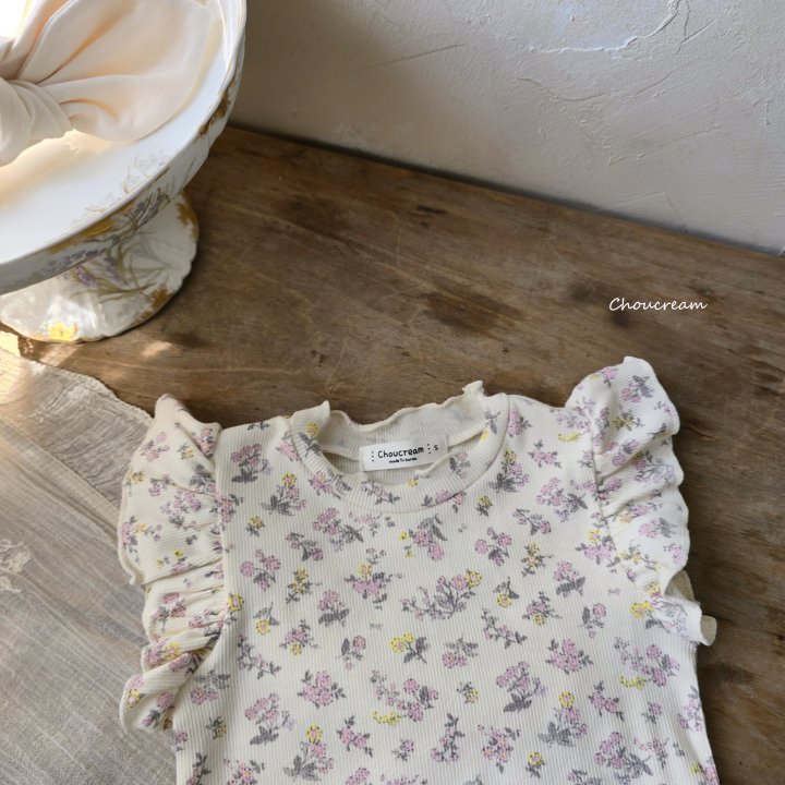 Choucream - Korean Baby Fashion - #smilingbaby - Floral Suit - 7