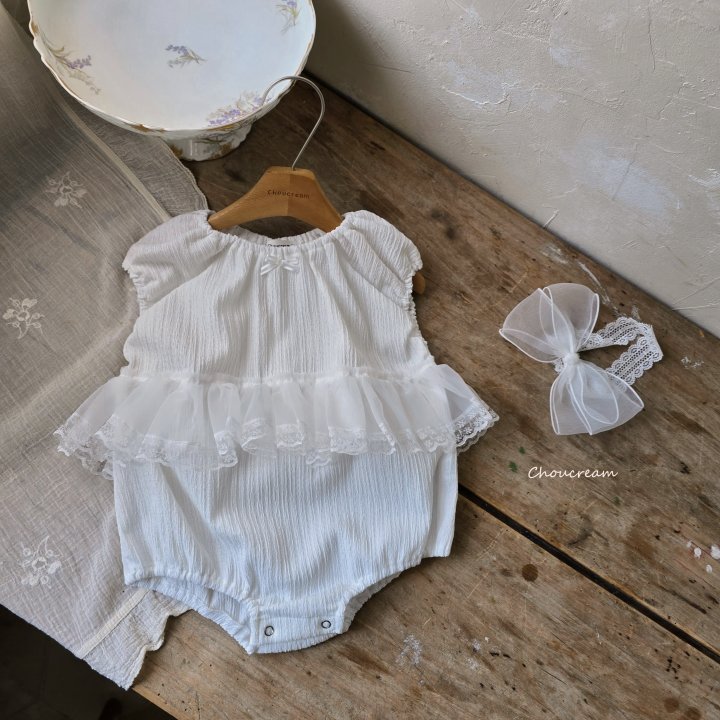 Choucream - Korean Baby Fashion - #onlinebabyshop - Ore Lace Suit - 4