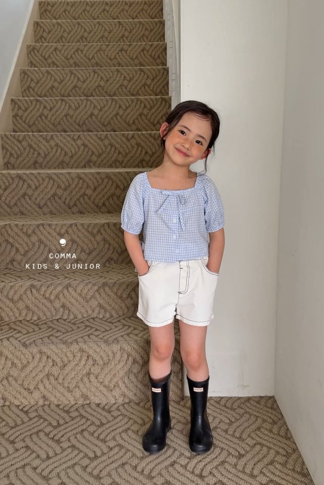 Comma - Korean Children Fashion - #Kfashion4kids - Puff Blouse