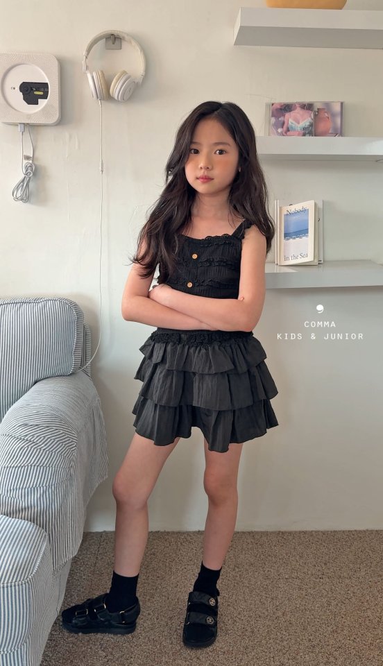 Comma - Korean Children Fashion - #Kfashion4kids - Button Frill Sleeveless - 11