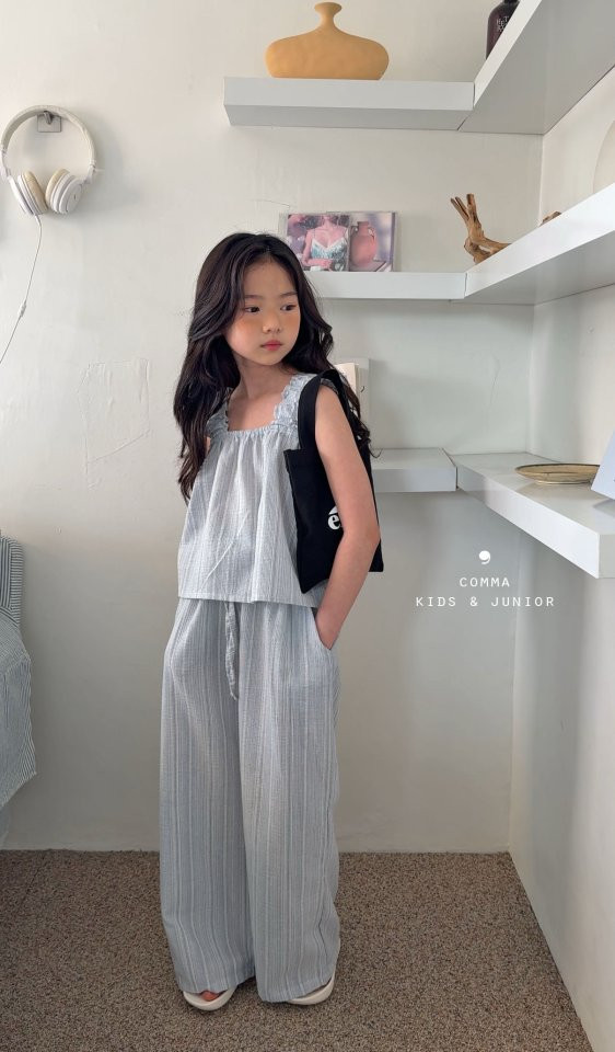 Comma - Korean Children Fashion - #childofig - Band Frill Sleeveless