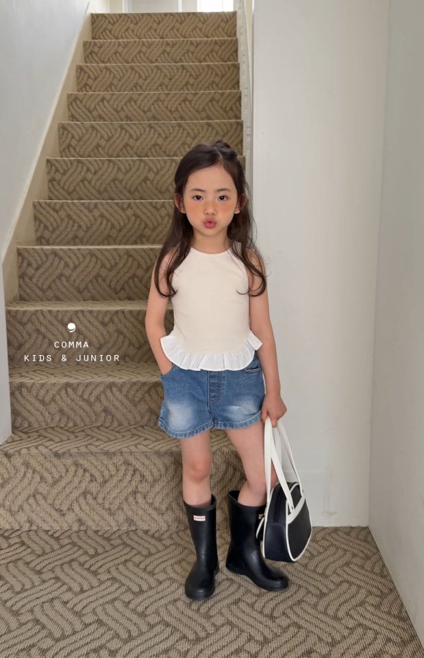 Comma - Korean Children Fashion - #childrensboutique - Bottom Frill Sleeveless - 11