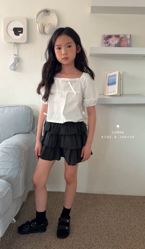 Comma - Korean Children Fashion - #childrensboutique - Puff Blouse - 8