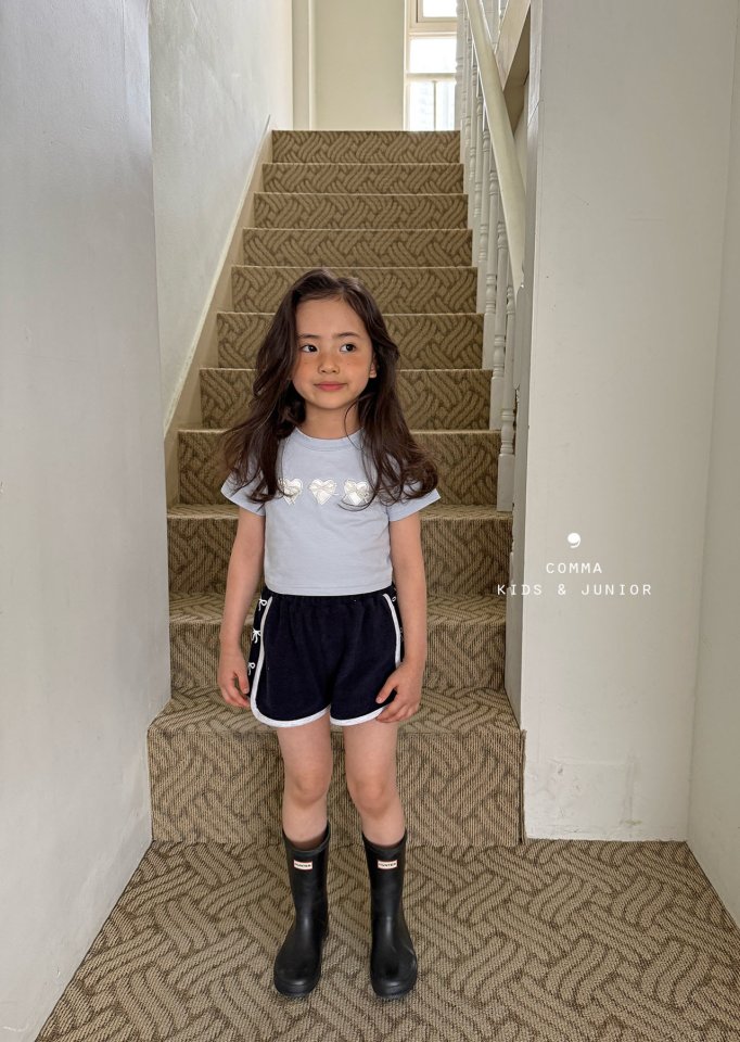 Comma - Korean Children Fashion - #designkidswear - Heart Pearl Tee - 7