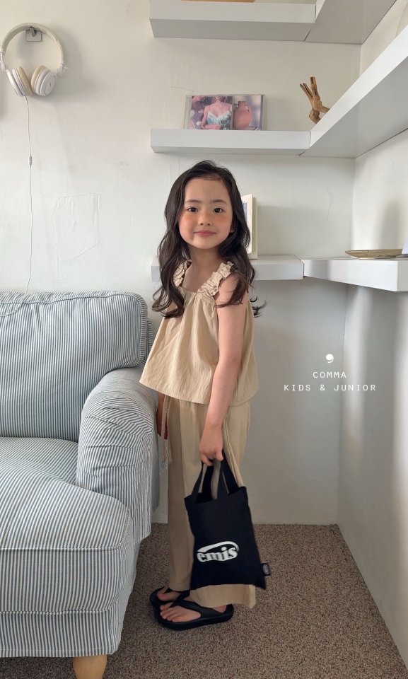 Comma - Korean Children Fashion - #designkidswear - Band Frill Sleeveless - 3