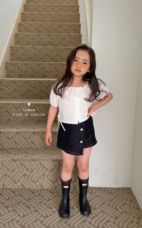 Comma - Korean Children Fashion - #discoveringself - Puff Blouse - 10