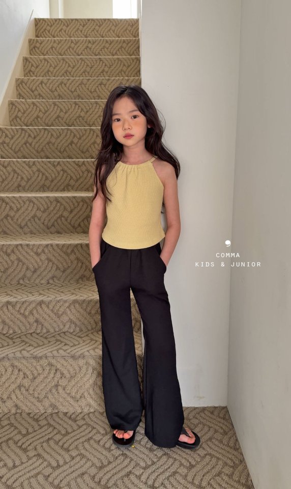 Comma - Korean Children Fashion - #discoveringself - Halter Strap Sleeveless - 9