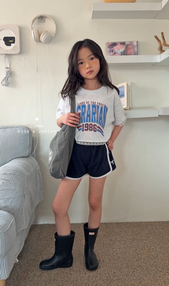Comma - Korean Children Fashion - #discoveringself - Lace Print Tee - 7