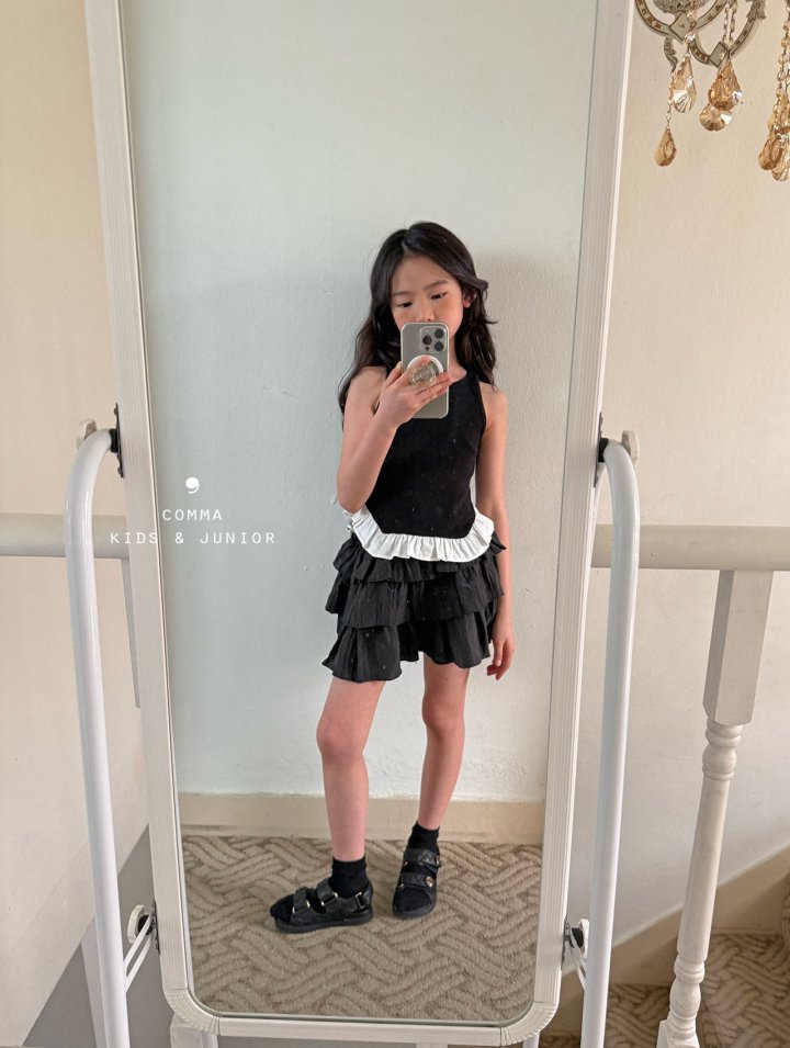 Comma - Korean Children Fashion - #fashionkids - High Tiered Skirt - 4