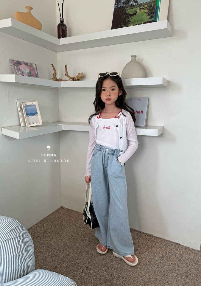 Comma - Korean Children Fashion - #kidzfashiontrend - Summer Ribbon Cardigan