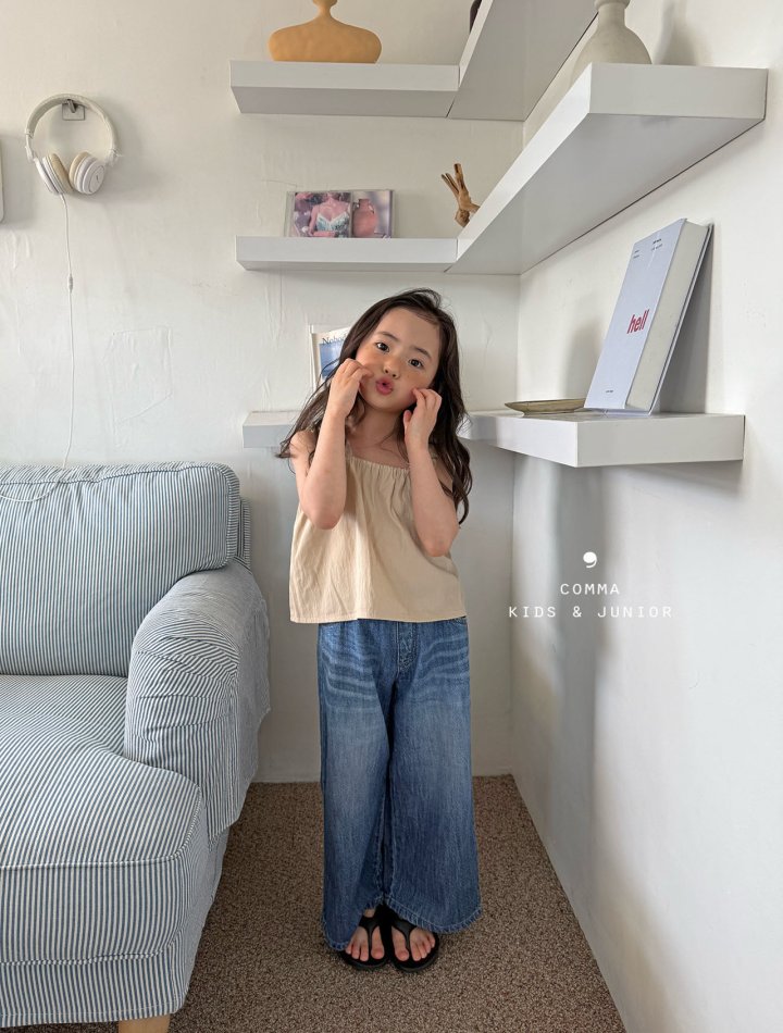 Comma - Korean Children Fashion - #littlefashionista - Band Frill Sleeveless - 10