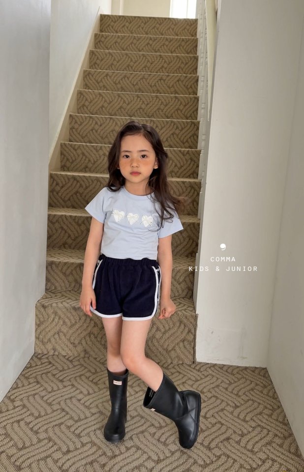 Comma - Korean Children Fashion - #littlefashionista - Ribbon Terry Shorts - 9