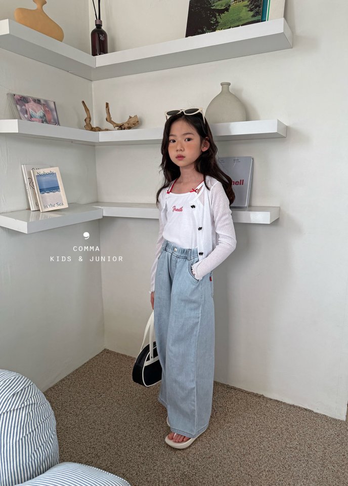 Comma - Korean Children Fashion - #littlefashionista - Summer Ribbon Cardigan - 3