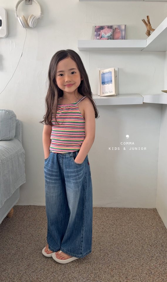 Comma - Korean Children Fashion - #littlefashionista - Halter Strap Sleeveless